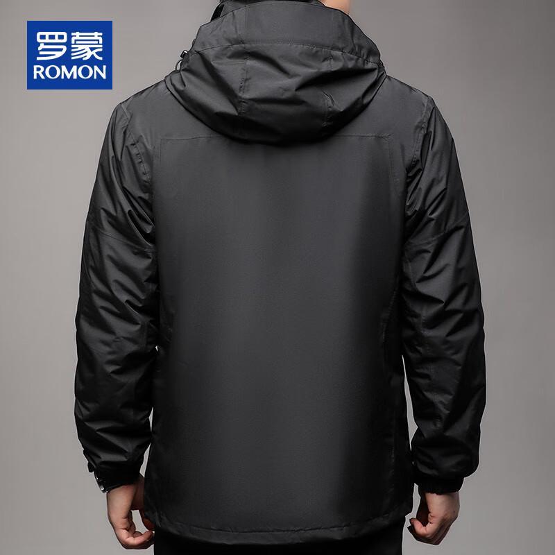 ROMON Men's 3-in-1 Waterproof Fleece-Lined Outdoor Jacket