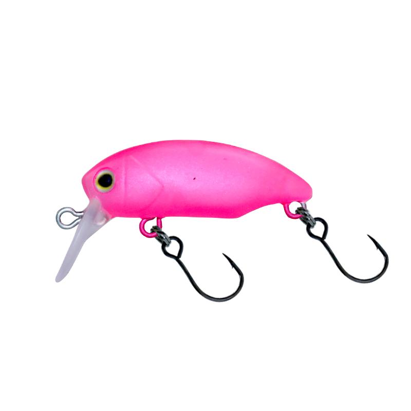 Floating Crank Bait 2.8g/33mm Mini Water Surface Crank Lure With Sound Beads Low Center Of Gravity Stream Trout Lure