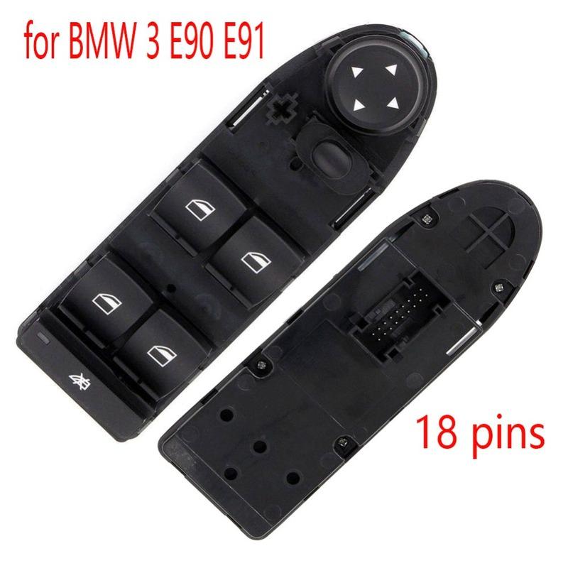 Car Accessories for BMW 3 E90 E91 Front Left Driver Window Mirror Switch Glass Lifter Control Button Styling Replacement Parts
