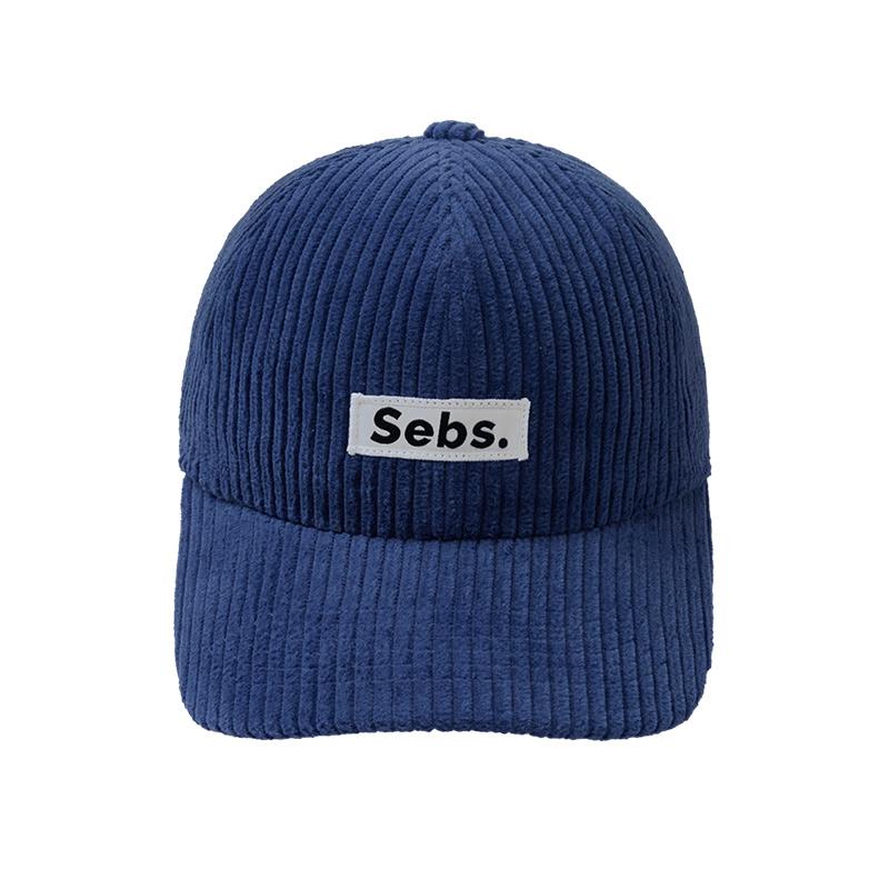 Sebseu Corduroy Blue Ball Cap