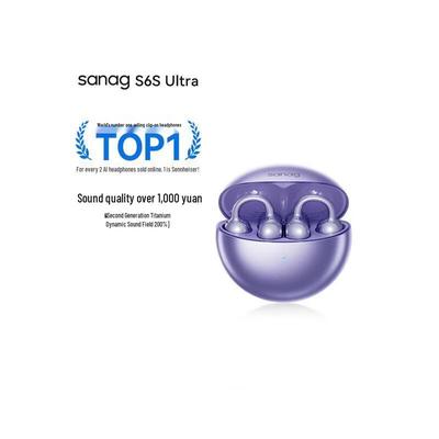 Sainuo S6S Ultra Titanium Dynamic AI Bluetooth Clip-on Earbuds