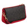 Coach Borsa a Spalla Tote Nolita 19 con Stampa Monogramma Chiusura a Zip Pelle PVC Piccola da Donna Marrone Scuro Rosso CY039-IMXD0