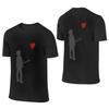 Robert The Cure Smith X Banksy T-shirt Reversibile Business Casual Stile Coreano Collo a Coste Pigro Maglietta Basic