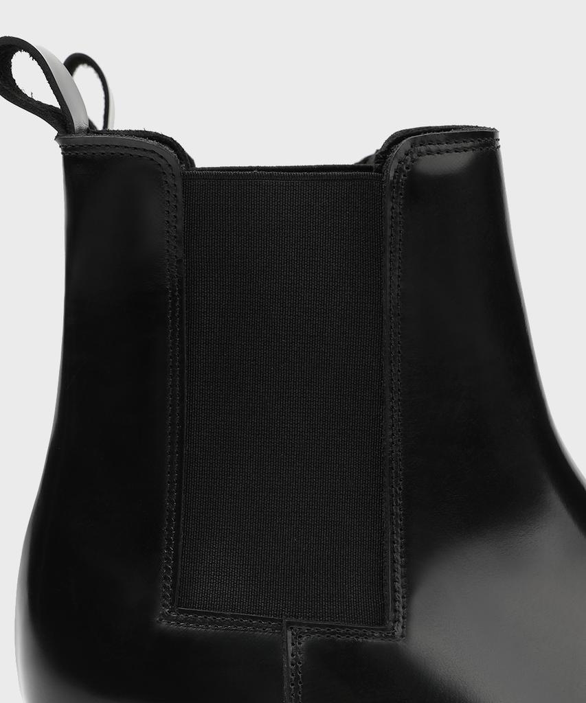 Firenze Atelier Rians_Slim Toe Square Banding Chelsea Boots 3338 [Black Box]