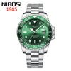 New Fashionable Round Men'S Watch Rotating Bezel Waterproof Automatic Mechanical Watch Men'S Watch