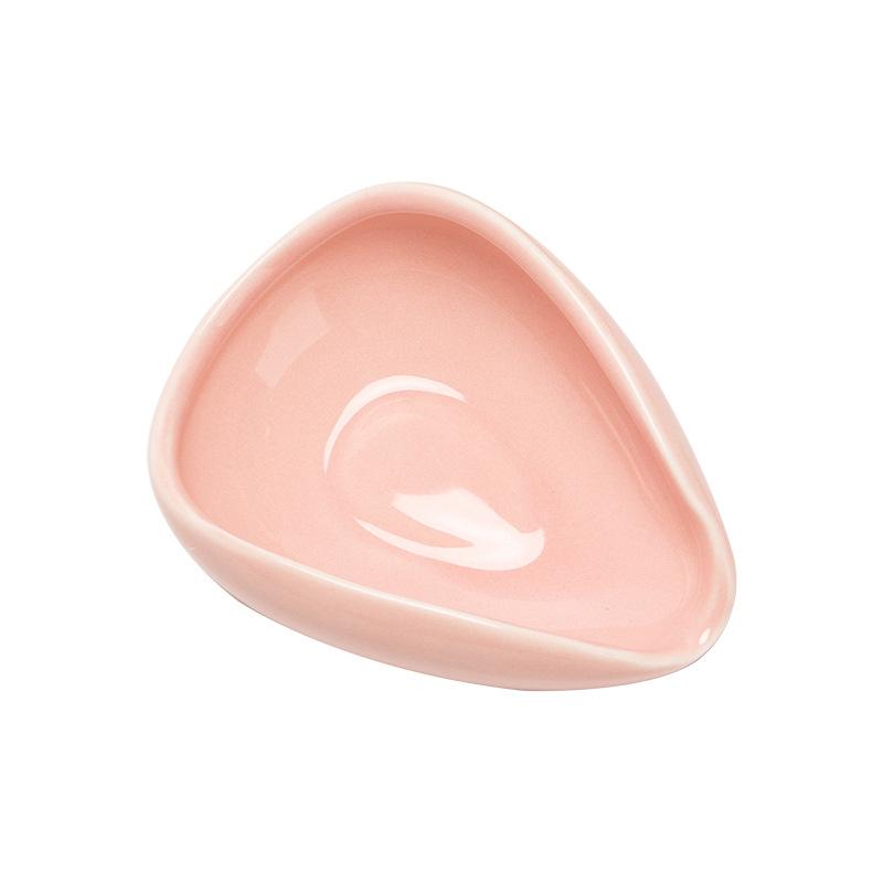 Ceramic Coffee Bean Scale Dish Anti Fly Powder Cup Measuring Plate for Brewing