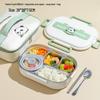 LEXIAOMAN 304 Stainless Steel Insulated Divided Lunch Box