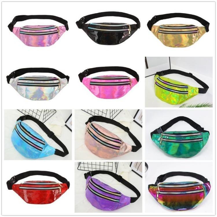 Waist Bag Laser Belt Bag Holographic Fanny Pack Designer Cute Waist Packs Bag Party Travel Fashion Girls Shoulder Glitter