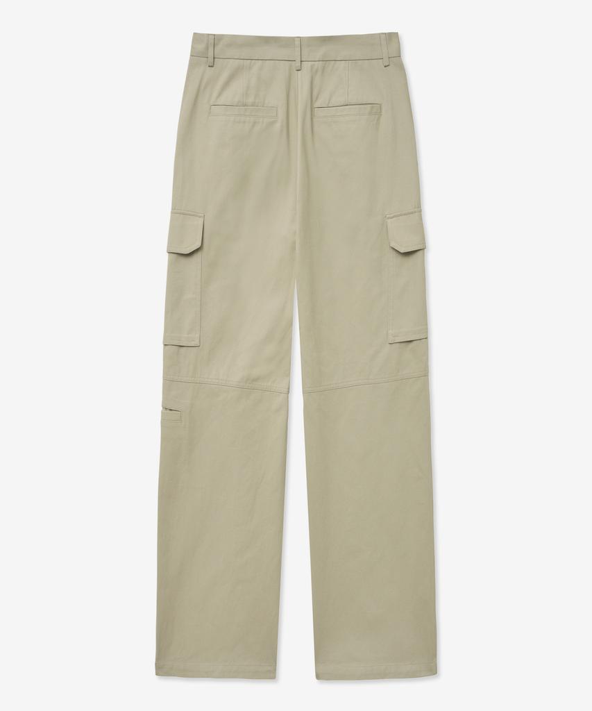 Tienjiti Cotton Wide Cargo Pants (Beige) Tnpa5E105I2