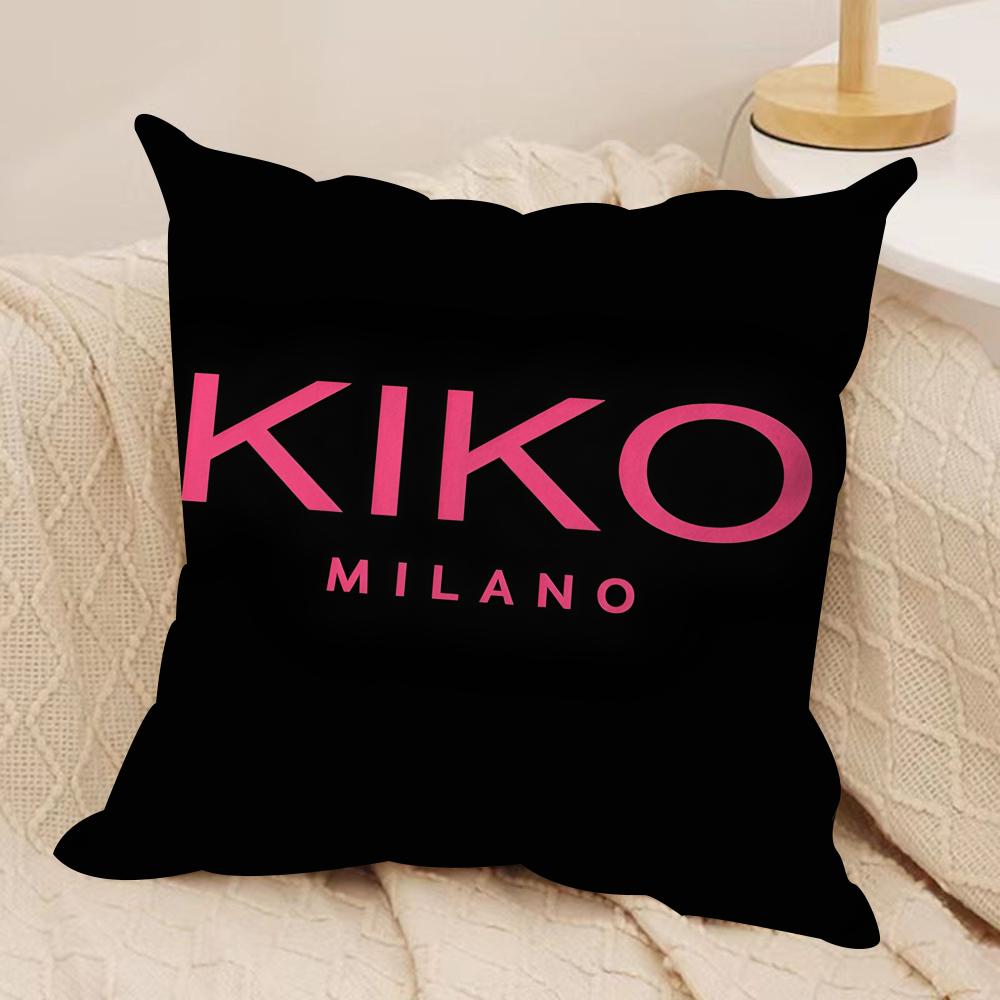 Cosmetics Brand KKiko Cushion Cover Short plush Doublesided Print Square Throw Pillow Covers Sofa Home Cushion Decor