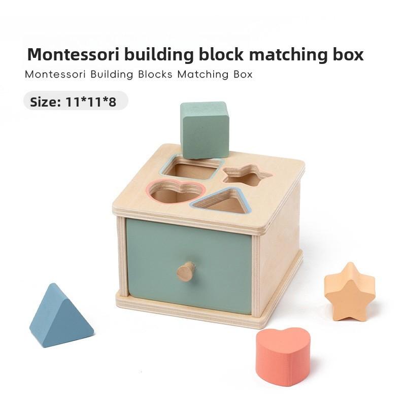 Sorting Box Wooden Educational Toy For Baby Color Shape Recognition