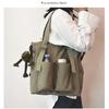 Spring New Ladies Shopping Bag Simple Fashion Handbag 2026 Nylon Waterproof Solid Color Messenger Large Capacity Shoulder Bag