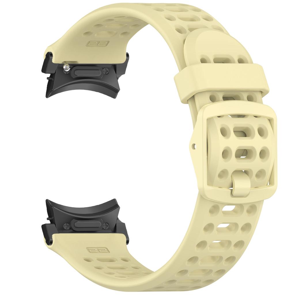 No Gap Silicone Band For Samsung Galaxy Watch 6 5 4 44mm 40mm for Galaxy Watch456 Bracelet Quick Release Smartwatch Accessories