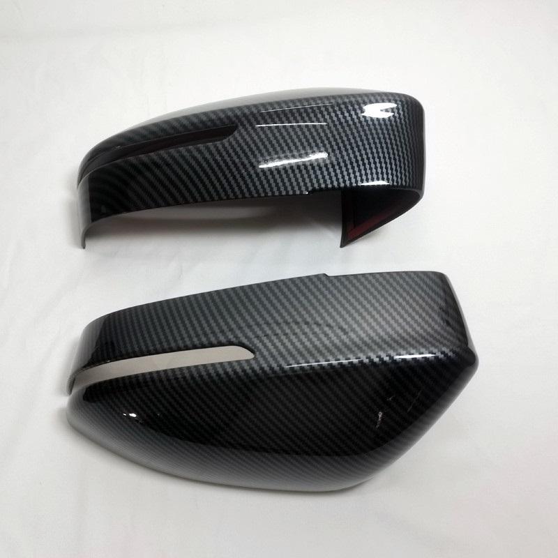 For Toyota C-HR CHR  2024 ABS Fiber Rear View Cover Trim Rearview Mirror Case Cap Overlay Protection Stick Car Accessories