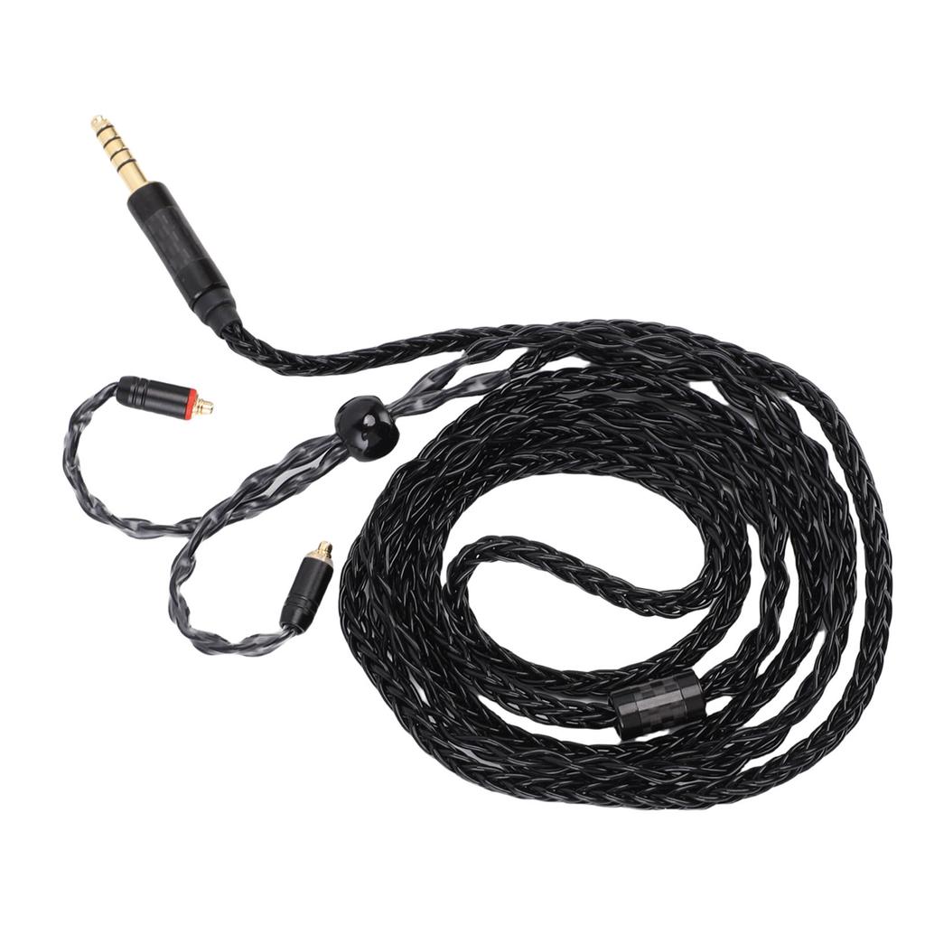 4.4mm Balanced Male to MMCX Cable Fit for SE215 SE535 SE846 Earphone 3.9FT 16 Core Silver Plated OFC Headphone