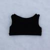 High Neck Sleeveless T-shirt for 10cm-20cm Dolls - Versatile Cotton Plush Fabric