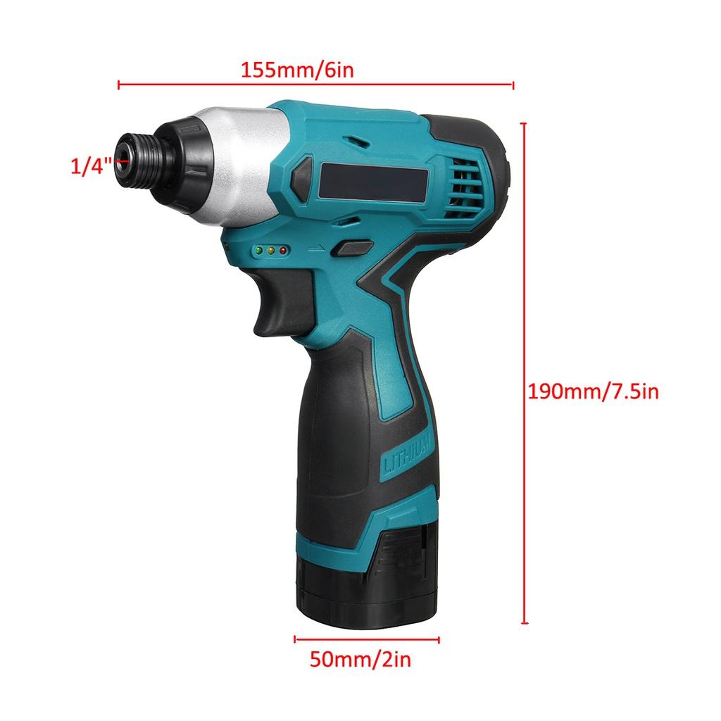 16.8V DC Wireless Impact Electric Cordless Screwdriver Power Tool New Electric Drill Drilling Machine Mini Hand Drill