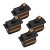 4 Sets Micro Metal Gear Servo 12g 1.8kg.cm 10 Seconds High Speed Analog Servo for Helicopter Model Robot