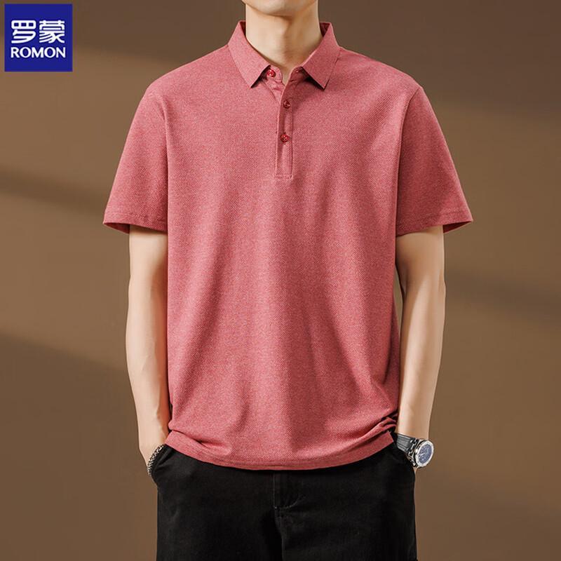 ROMON Men s Summer Cotton Blend Polo Shirt L