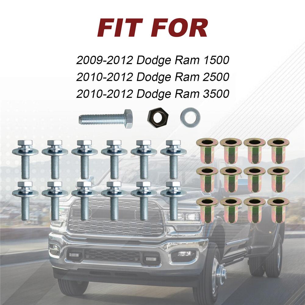 For 2010-2012 Dodge Ram 1500 2500 3500 Side Step Hardware Mounting Kit with Tool