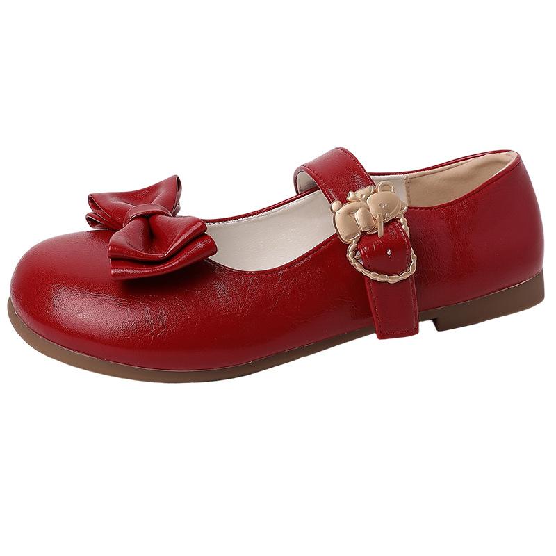 Fashion slope heel small leather shoes round head bag head single shoes women's summer French skirt fairy style versatile Mary Jane shoes tide