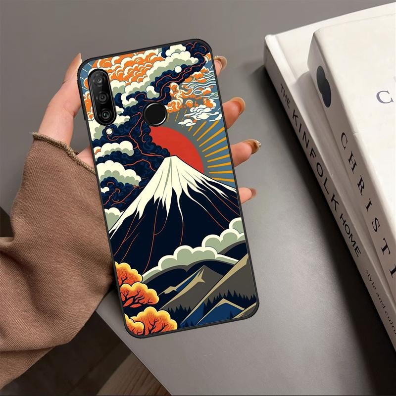 Japan Scenery For Huawei Nova 10 9 SE Y91 Y61 Y90 Y70 Y60 Y72 12s 12i 11i 7i 8i P60 Pro P30 P40 Lite Case