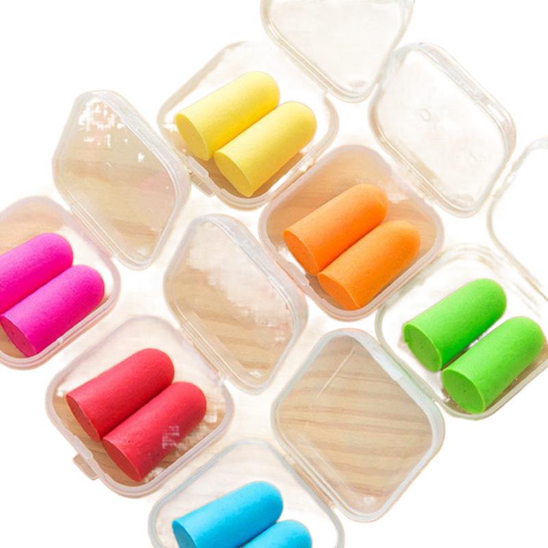 Individually Packaged Disposable Soundproof Sponge Earplugs for Sleep