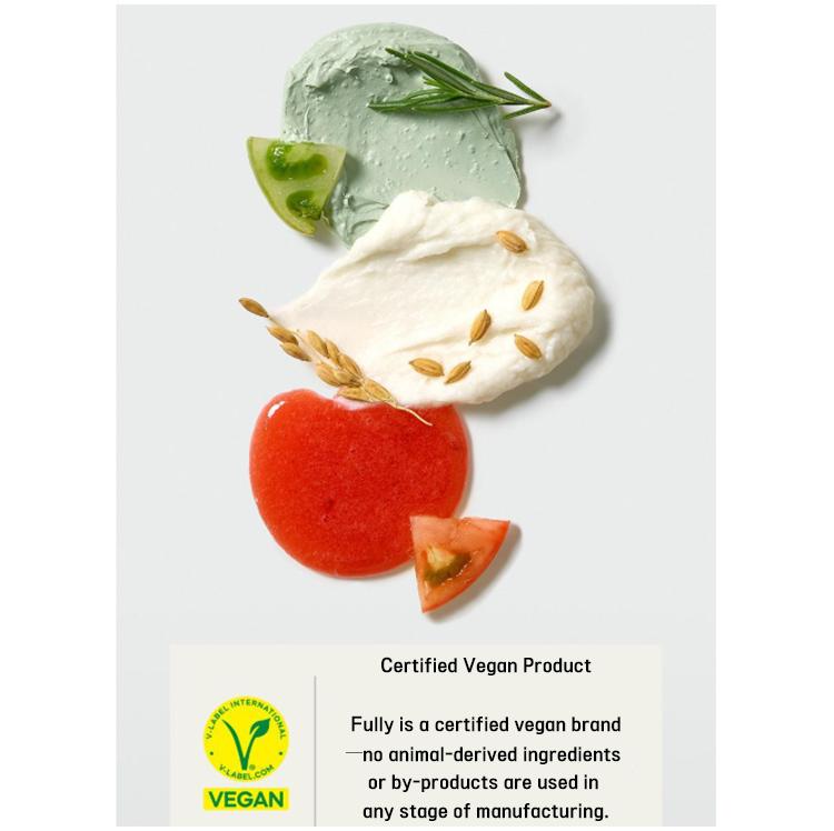 FULLY Vegan Pack Cleanser 3 Types (Green Tomato / Red Tomato / Rice Dough) 10 Options