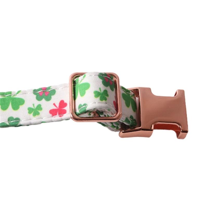 Puppy Flower Collar Festive Shamrock for Small Medium Girl Dogs Cat Dog Collar Necklace Flower Costumes