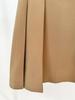 2026 High-End Pleated Mini Skirt with Large Metal Buckle