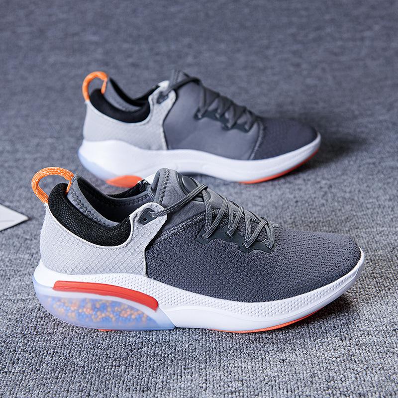 

2025 весна и лето новые сетчатые летающие плетеные повседневные спортивные мужские туфли амортизирующие удобные дышащие парные туфли женские производитель 46