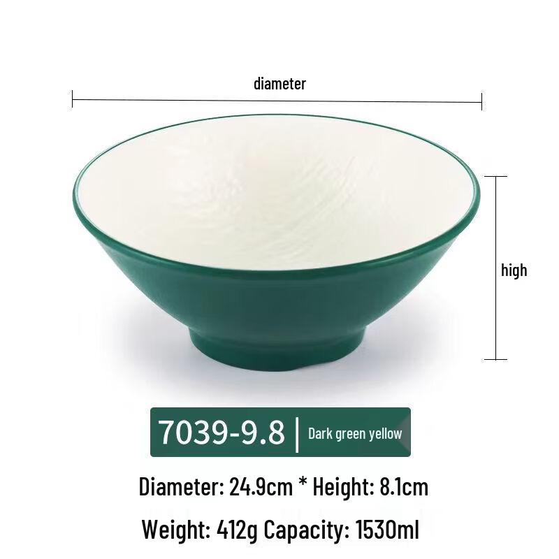 Yu Zhu Xun Commercial Melamine Noodle Bowl