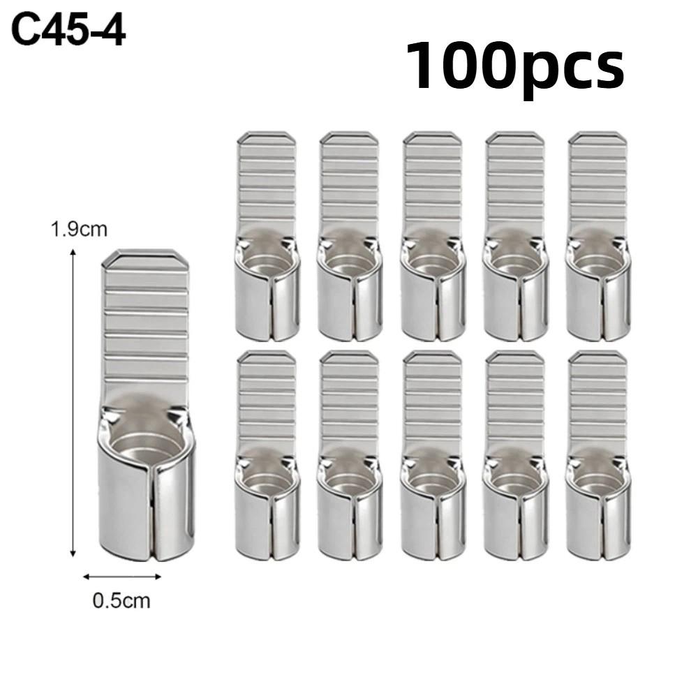 100 PCS Not Easily Oxidized C45 Pin Terminal Clamp Firmly Lug Insert Crimp Terminal  Lighting System