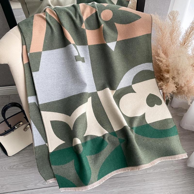 New Autumn Winter Scarf Women Warm Cashmere Scarves Girls Sweet Soft Shawl Outdoor Sun Ladies Shawls