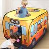 Kid Foldable Play Tent Indoor Outdoor Tent House Play Toys Garden Car Themed Foldable Tent Ocean Ball Pool Girl Boy Gift Game