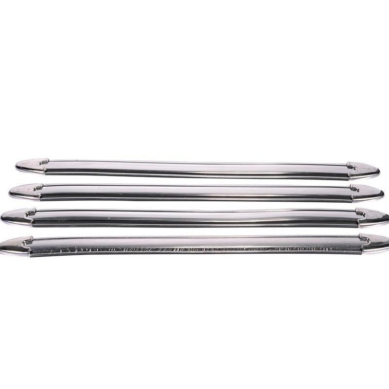 4 Stück Auto Antikollisionsstreifen Stoßstangenschutz Auto Crash Bar Anti-Rub Bar