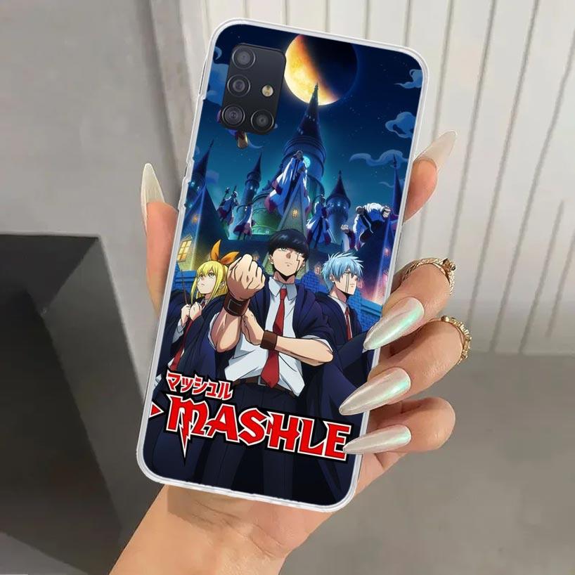 Mashle Magie und Muskeln Handyhülle für Samsung Galaxy A52 A32 A22 A12 A02S A50S A30S A10S Note 20 Ultra 10 Plus S10 A31 A20 A71