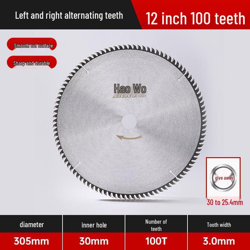 Carbide Saw Blade for Wood & Aluminum: Fits 4", 5", 7", 12" Angle Grinder Cutting Machines.