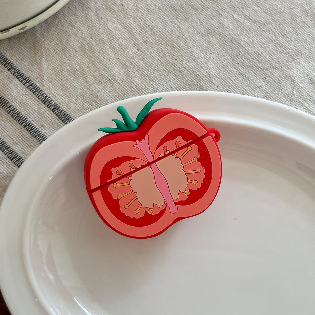 Cartoon Creative Tomatoes for AirPods Pro1/1 Generation Earphone Case Pro Pendant AirPods 1