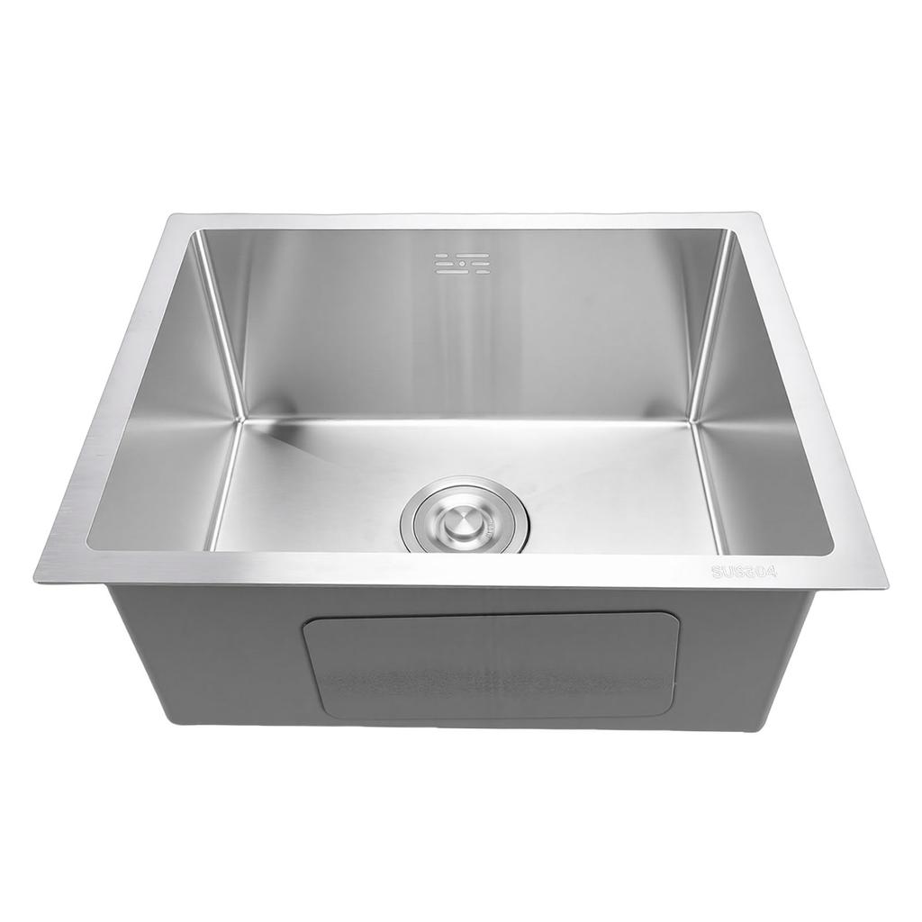 Single Bowl Kitchen Sink 20 Inch Undermount Topmount Stainless Steel RV Kitchen Sink for Home Kitchen Food Truck
