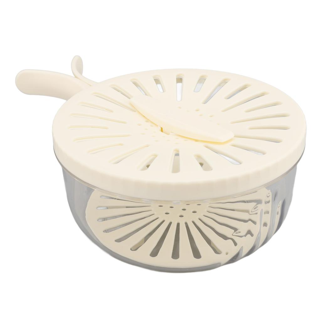 Fruit Vegetable Washing Bowl Thickened Double Layer Multifunctional Draining Bowl with Lid Foldable