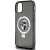 Karl Lagerfeld Klhmn61Hmrskck Iphone 11 / Xr 6.1 Czarny/Black Hardcase Ring Stand Karl&Choupettte Magsafe