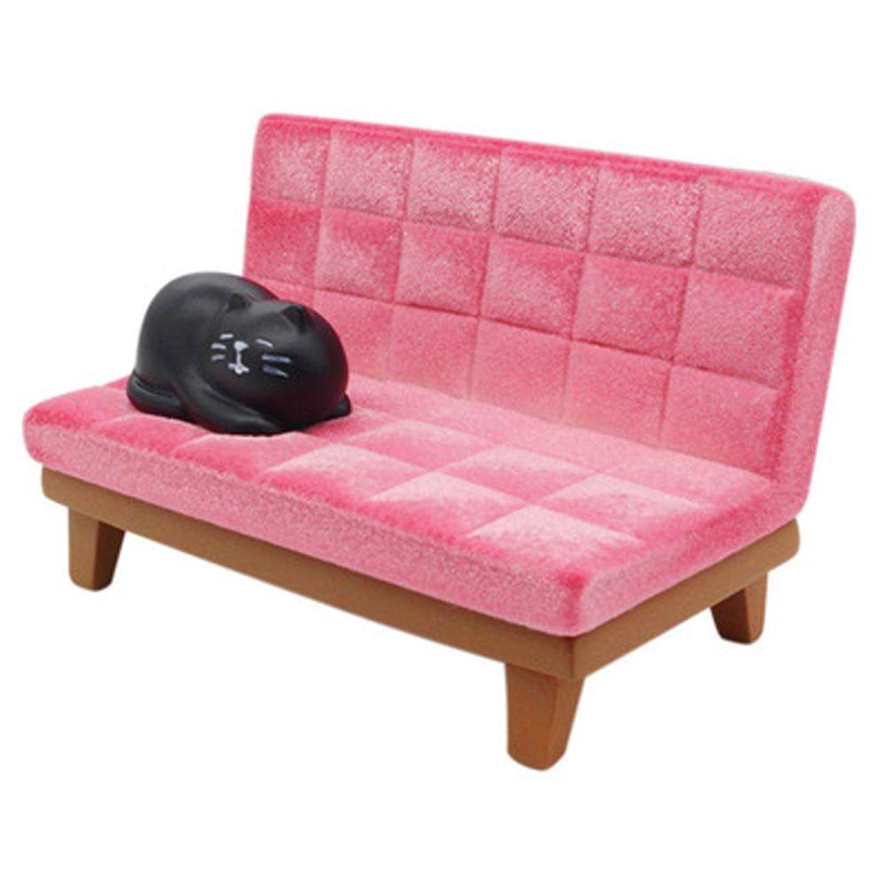 TV Resin Craft Decor Mobile Phone Bracket Pink Sofa Cat Phone Supports Phone Holder Desktop Stand