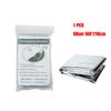 Emergency Thermal Poncho Blanket Lightweight Water-Resistant Windproof Sunshade Reusable First Aid Mat Pad Cover for Camping