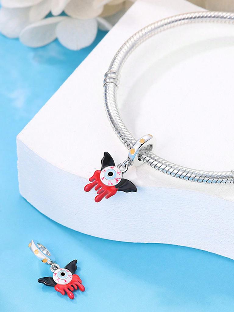 Copper Plated Original Charms Halloween Skull Wizard Hat Beads Fit Bracelet Women'S Jewelry Gift