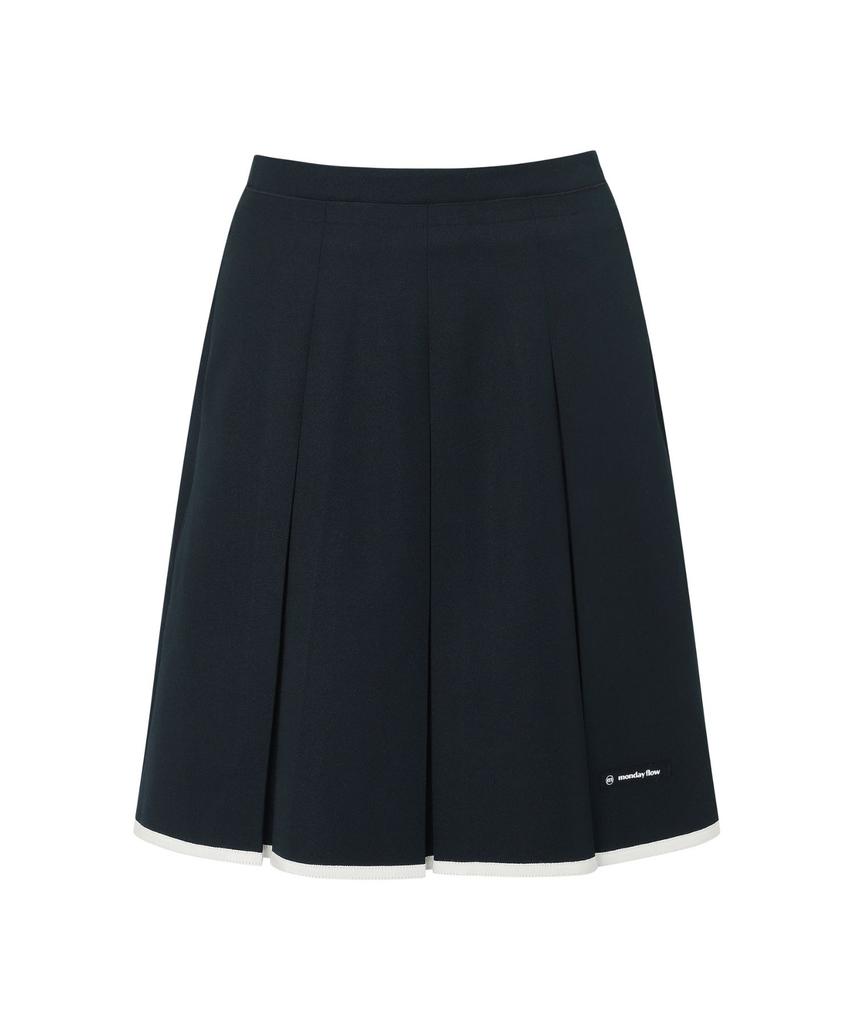 Monday Flow Classic Midi Skirt_Dark Navy