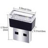 Car Usb Atmosphere Lamp Led Free-to-change Decorative Lamp Car Interior Foot Lighting Lamp Car Atmosphere Lamp
