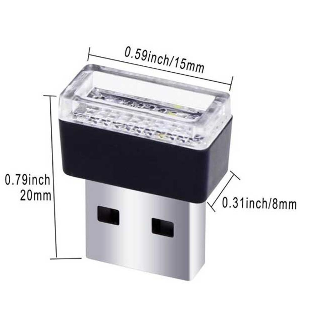Car Usb Atmosphere Lamp Led Free-to-change Decorative Lamp Car Interior Foot Lighting Lamp Car Atmosphere Lamp