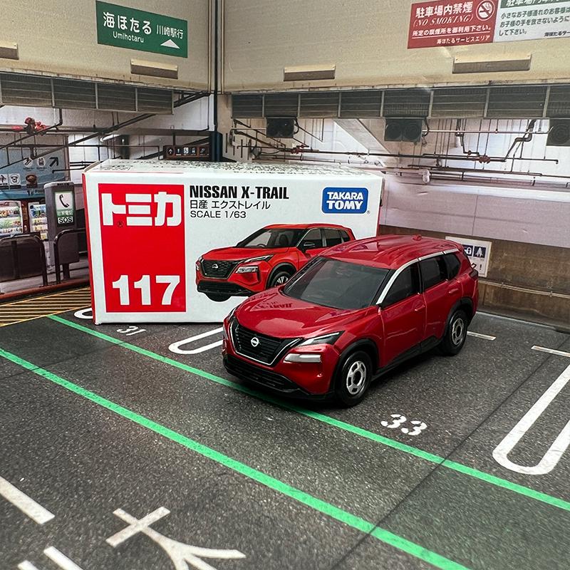 

TOMY X-Trail SUV 117# Alloy Car Diecasts & Toy Vehicles Car Model Miniature Scale Model Car For Children красный