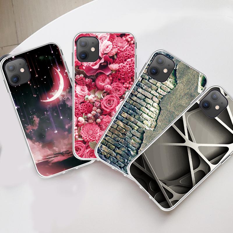 

Романтический цветок Звездный геометрический узор Мягкий силиконовый чехол для телефона для iPhone Samsung Huawei Xiaomi